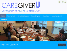 Tablet Screenshot of caregiverucentx.org